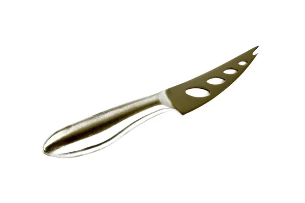 Сырный Нож Изолирован Белом — стоковое фото