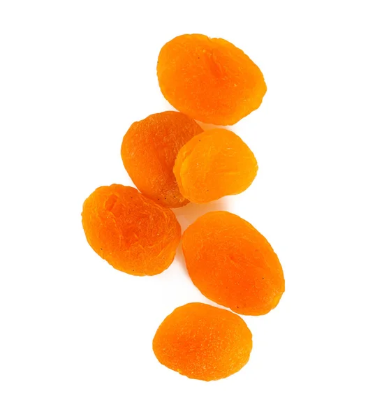 Dried Apricot Isolated White — Stock Photo, Image