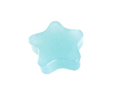 yıldız şeklinde mavi sabun