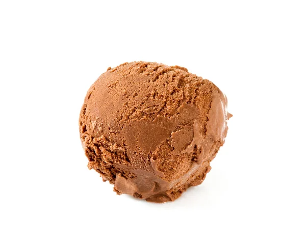 Sorvete Chocolate Vista Perto — Fotografia de Stock
