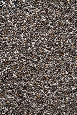 Chia tohum onw ooden yüzey