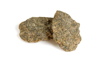 taş üzerinde beyaz izole