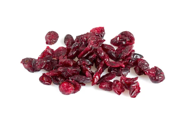 Dried Cranberry Isolated White — Stock Photo, Image