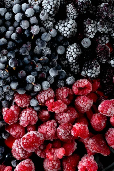 Bright Frozen Berries Background — Stock Photo, Image