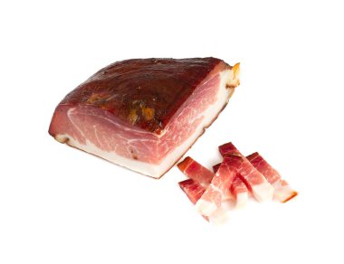 Beyaz arkaplanda izole edilmiş İtalyan beneği