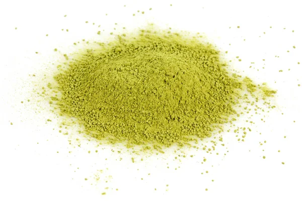 Barevné Matcha Zelený Čaj Prášku — Stock fotografie