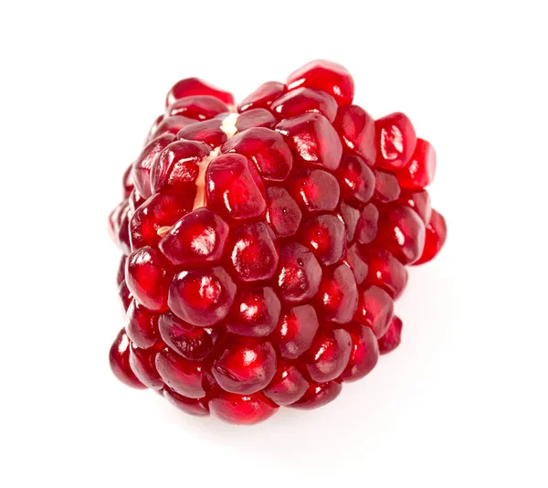 Pomegranate Seeds Isolated White — Stock Photo, Image