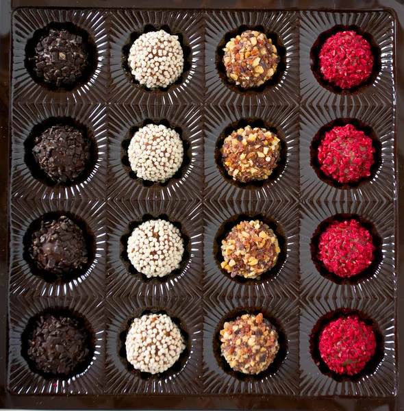 Schöne Helle Schokolade Bonbons — Stockfoto