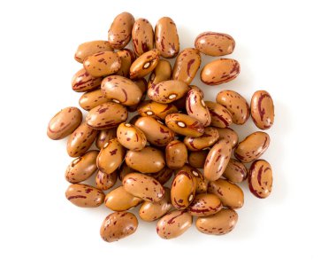 pinto fasulyeleri beyaz arkaplanda izole