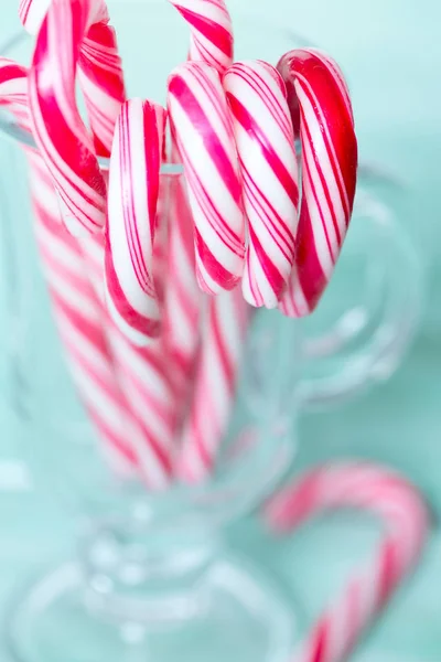 Natal Doces Listrados Brilhantes — Fotografia de Stock