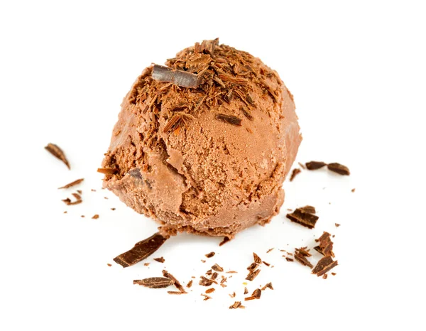 Csokoládé Fagylalt Zár Megjelöl Kilátás — Stock Fotó