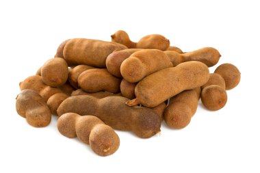 tatlı demirhindi beyaz üzerine izole