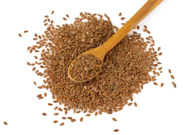 beyaz izole keten tohumu