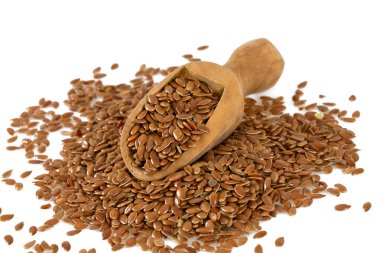 beyaz izole keten tohumu