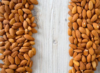 lezzetli kuru badem fındık