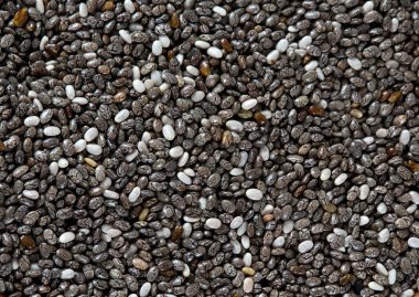 siyah chia tohum arka plan