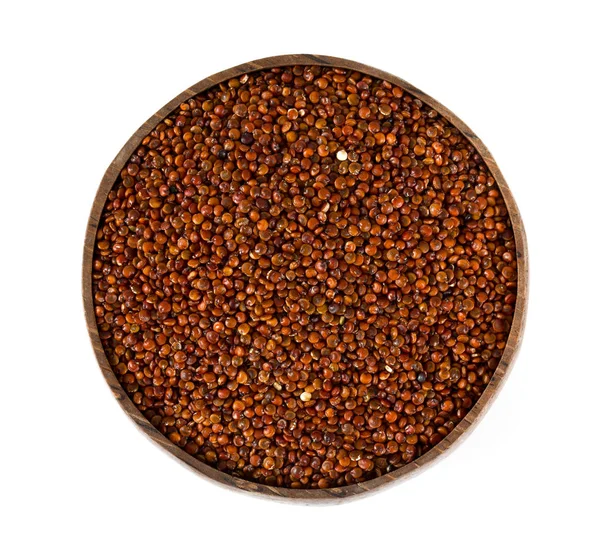 beyaz zemin üzerine kırmızı quonoa