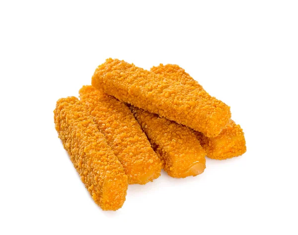 Fish Sticks Isolated White — Stock Photo, Image