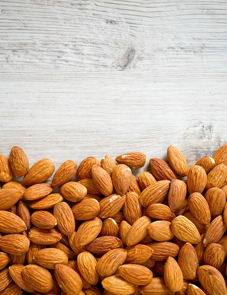 Tasty Dry Almond Nuts — Stock Photo, Image