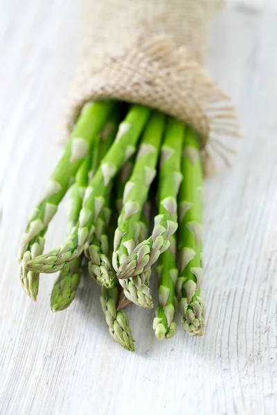 Asparagus Wooden Surface — Stock Photo, Image