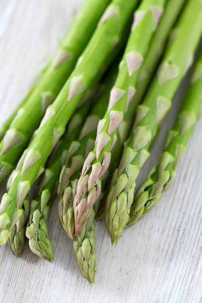 Asparagus Wooden Surface — Stock Photo, Image