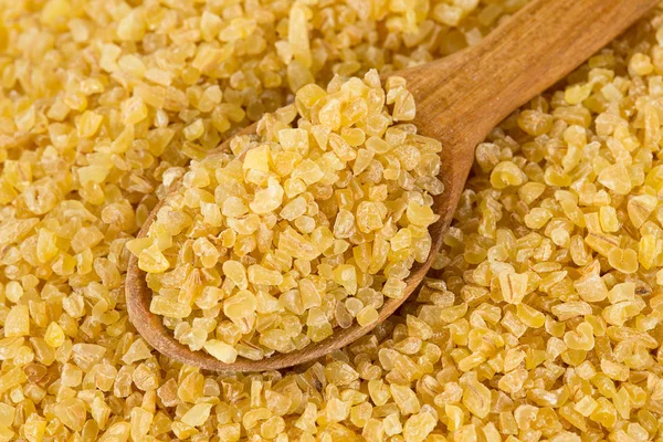 Bulgur Cereal Isolated White — Stock Photo, Image