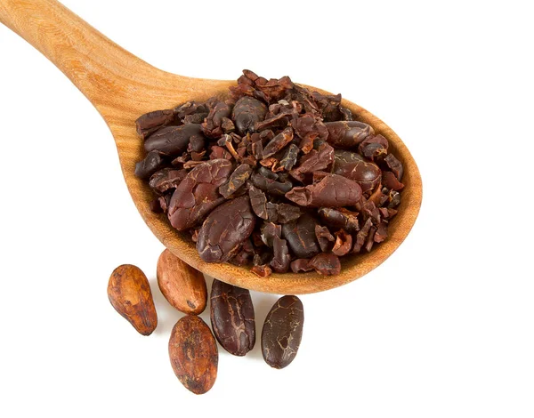 Semi Cacao Pennini Isolati — Foto Stock