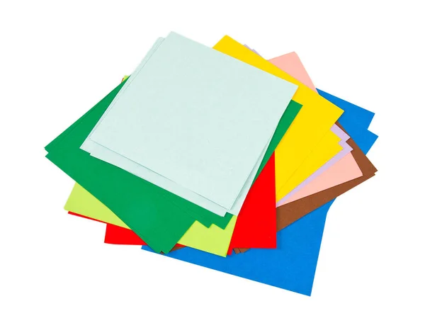 Fondo Pared Papel Origami Colorido Cerca —  Fotos de Stock