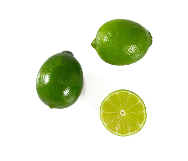 Lime Isolated White Background — Stock Photo, Image