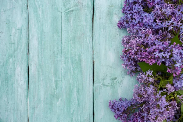 Liac Turquoise Wooden Surface — Stock Photo, Image