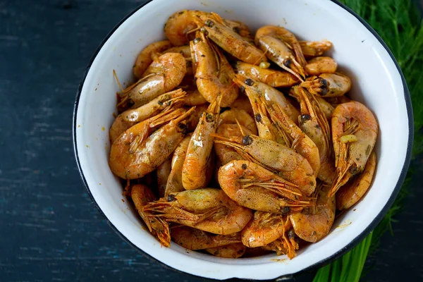 baharat ile pişmiş karides