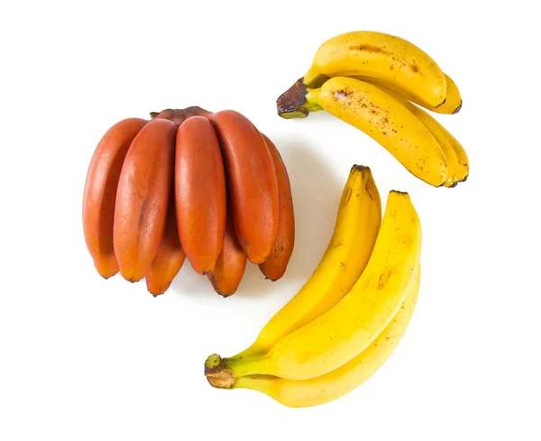 Bananes Fraîches Mûres Assorties — Photo