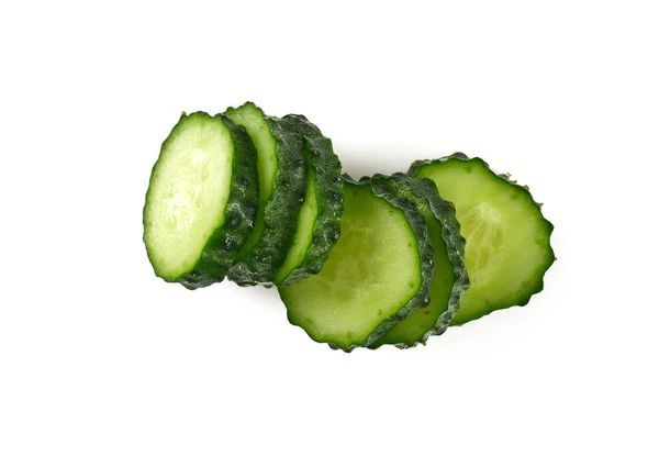 Cucumbers Growing Garden — Stock Photo, Image