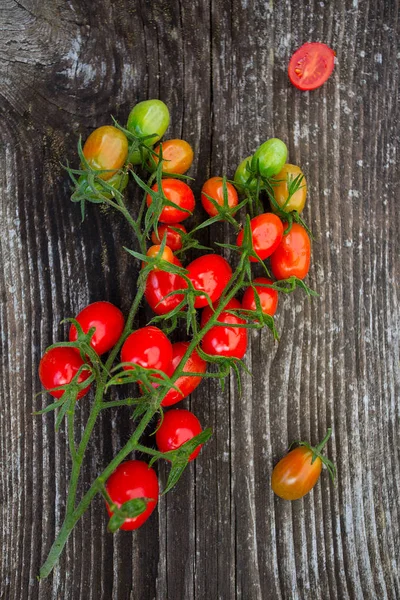 Beautiful Tomatoes Wooden Surface — Stock Photo, Image