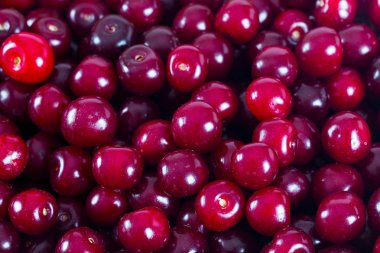 Vişne duvar arka plan yakın çekim