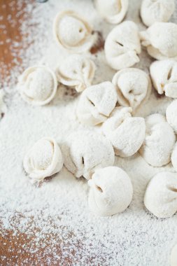 dondurulmuş köfte duvar arka plan yakın çekim