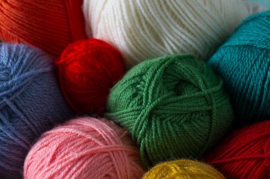 renkli iplik, görünümü kadar yakın