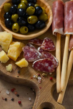 hizmet antipasti zeytin arka plan