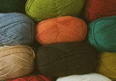 renkli iplik, görünümü kadar yakın