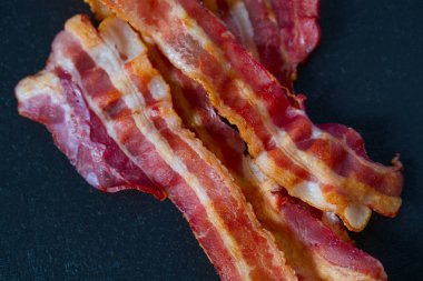 pastırma siyah yüzey duvar arka plan üzerinde kapat