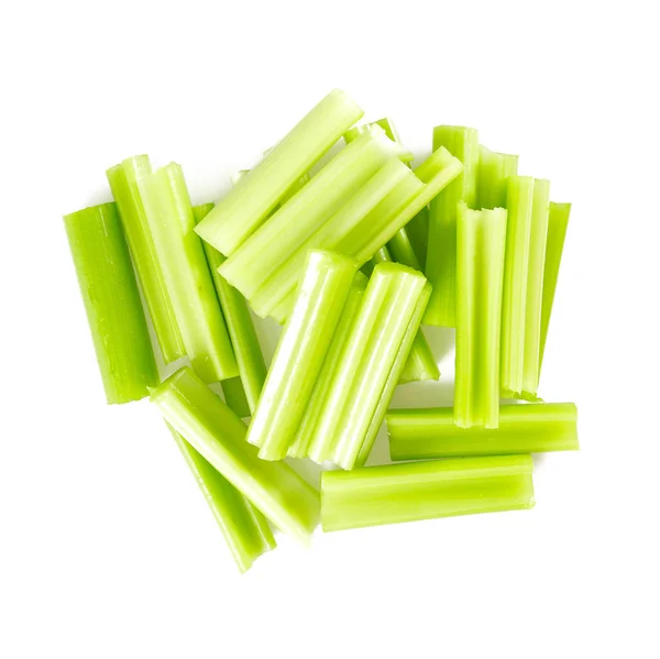 Healthy Celery Sticks Isolated White Background — Stock Photo, Image