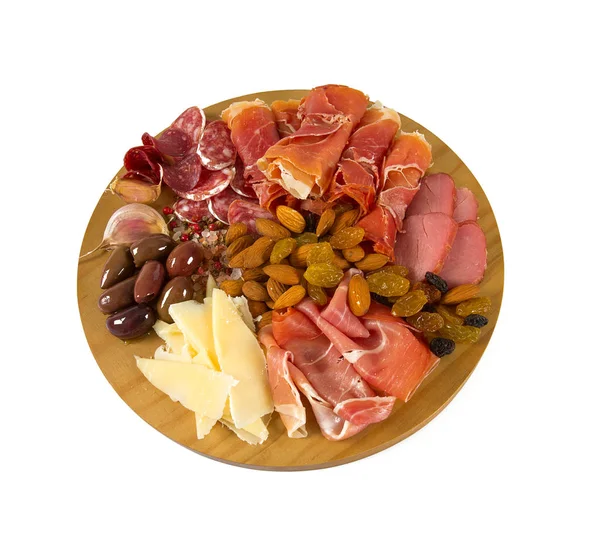 antipasti plakalı beyaz izole