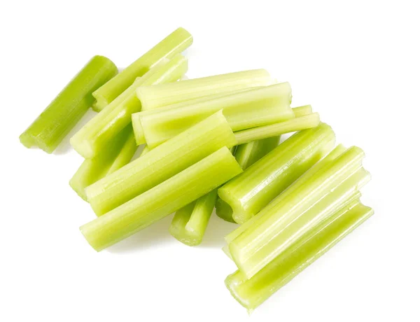 Healthy Celery Sticks Isolated White Background — Stock Photo, Image