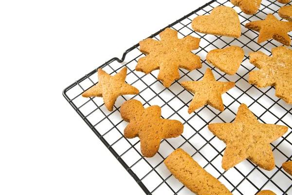 Christmas Cookies Rack Isolerade — Stockfoto