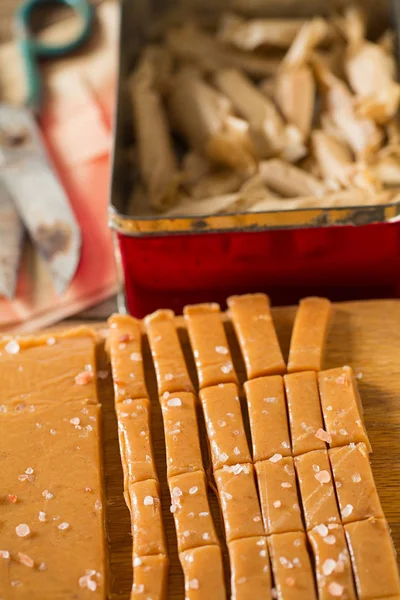 Caramello Alla Vaniglia Salato Fatto Casa — Foto Stock