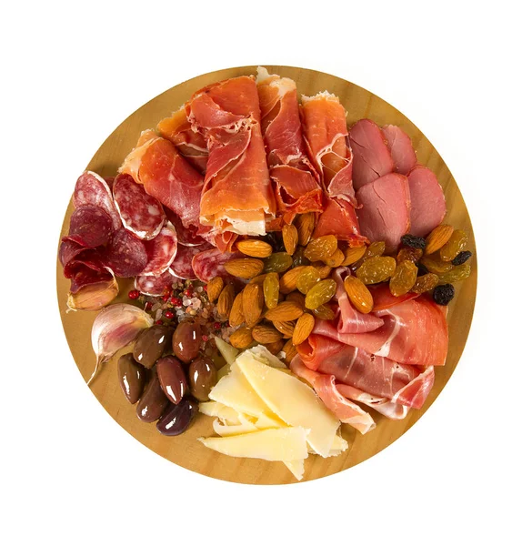 antipasti plakalı beyaz izole