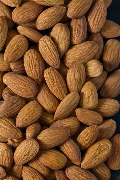 Almonds Nuts Background Close — Stock Photo, Image