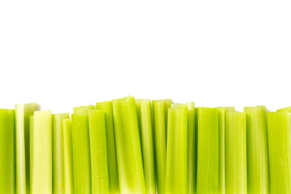 Zdravý Celer Hole Izolované Bílém Pozadí — Stock fotografie