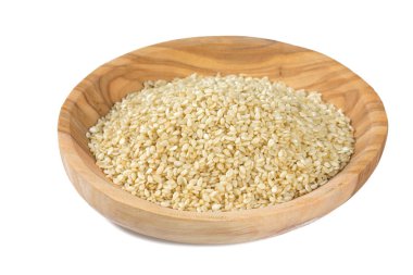 susam tohumları beyaz üzerinde izole