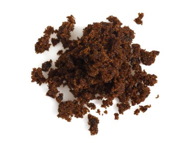 Şeker beyazı izole edilmiş.